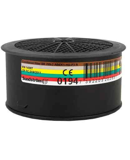 SUNDSTRÖM® SR 299-2 ABEK1HgP3 -pro polomasky a celoobličejové masky H02-6512