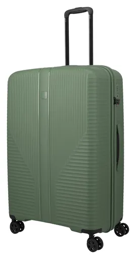 Velký skořepinový kufr Travelite Air Stripe L Green