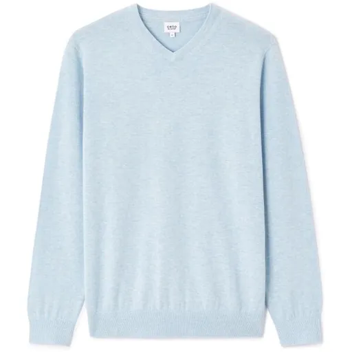 CELIO DECOTONV Pánský svetr, světle modrá, velikost