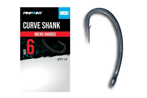 Nash Háčky Curve Shank Micro Barbed 10ks,Nash Háčky Curve Shank Micro Barbed 10ks