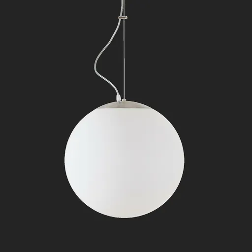 OSMONT ISI72253 ISIS L3 PM-M HP závěsné plastové svítidlo nerez broušená / bílá IP40 3000 K 52W LED nouzové kombinované 3 h