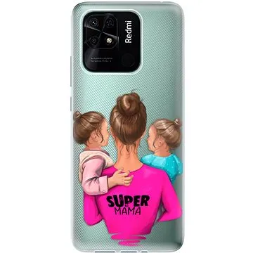 iSaprio Super Mama pro Two Girls pro Xiaomi Redmi 10C (smtwgir-TPU3-Rmi10c)