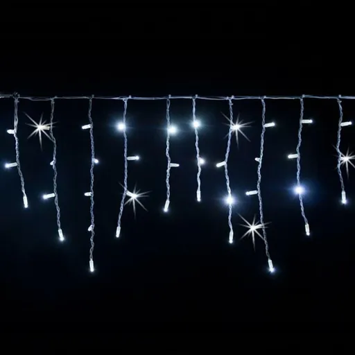 Xmas King XmasKing Flash LED krápník 3x0,5m 114 MAXI LED propojitelné PROFI 230V venkovní, studená bílá rampouchy