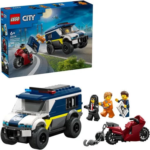 LEGO® 60479 Policejní dodávka pro převoz vězňů