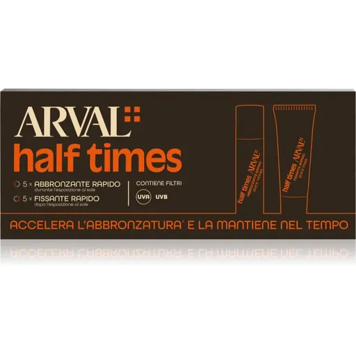 Arval Half Times Fast Tanning Bottle + Tube Set ochranný olej urychlující opalování