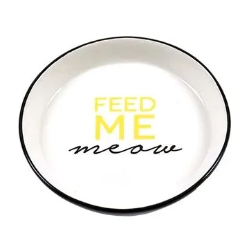 DUVO+ Feed me meow keramická miska (CHPmf0258nad)