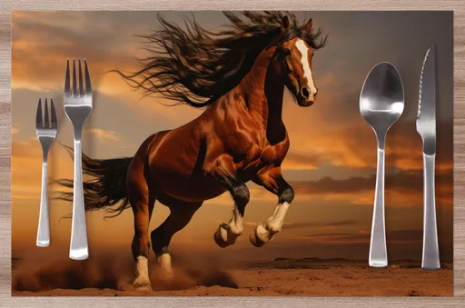 Prostírání Divoký kůň