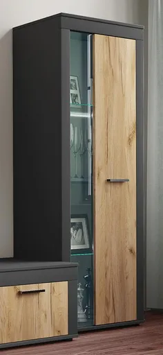 VCM Vitrína Usilo, antracitová