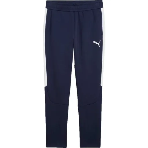 Puma TEAMEVOSTRIPE PANTS Pánské tepláky, tmavě modrá, velikost