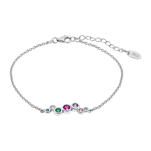 Lotus Silver Moderní stříbrný náramek s třpytivými zirkony LP1979-2/2