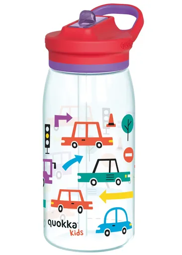 Dětská tritanová láhev Glow, 580ml, Quokka, auta