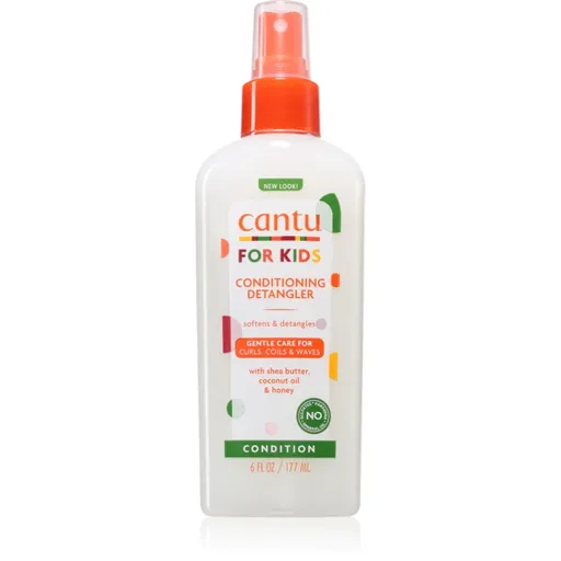 CANTU For Kids Care Detangler sprej pro snadné rozčesání vlasů pro vlnité a kudrnaté vlasy 177 ml