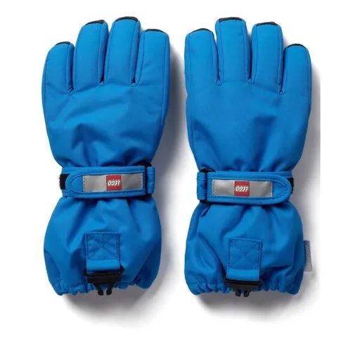 LEGO® kidswear LWATLIN 700 Dětské lyžařské rukavice, modrá, velikost 158-164