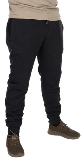 Fox tepláky collection sherpa jogger black/orange - xl