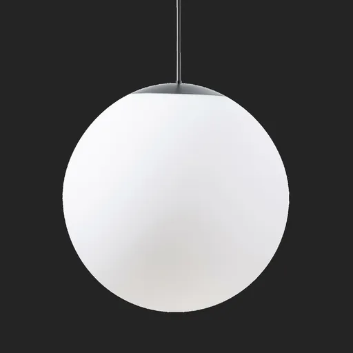 OSMONT ADR62619 ADRIA P5 HP závěsné skleněné svítidlo černá / bílá IP40 4000 K 65W LED DALI