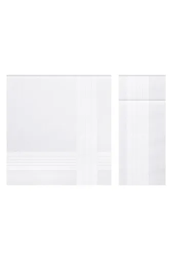 Bambusové kapesníky EROS, 3 ks Bílá 43 x 43 cm V dárkovém boxu 3 ks