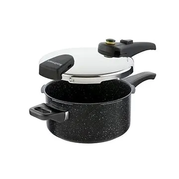 KOLIMAX BIOMAX s BIO ventilem, průměr 22cm, objem 4,0l, BLACK GRANITEC (150912)