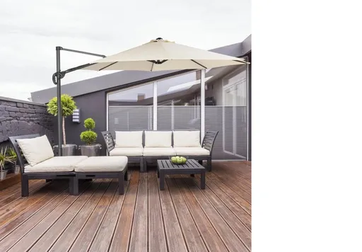 Zahradní výkyvný slunečník s boční tyčí Ravena Smart