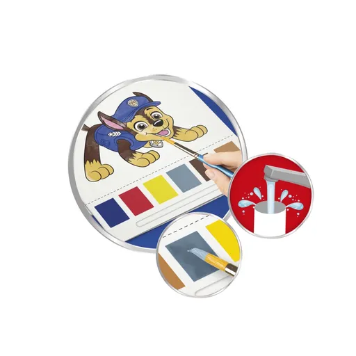 Tlapková patrola blok k omalovánkami a barvami