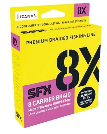 Sufix Šňůra SFX 8X tmavě zelená 135m,Sufix Šňůra SFX 8X tmavě zelená 135m