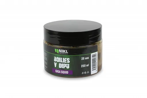Nikl Boilies v dipu Giga Squid 250g,Nikl Boilies v dipu Giga Squid 250g