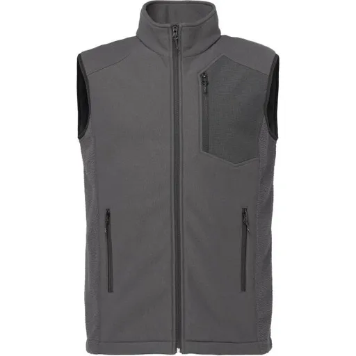 Willard EVIKON Pánská fleecová vesta, tmavě šedá, velikost XXL