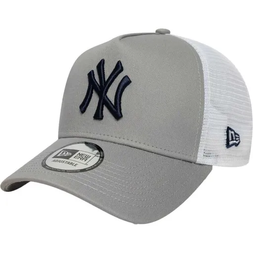 New Era NEW YORK YANKEES MLB SIDE PATCH 9FORTY TRUCKER Kšiltovka, šedá, velikost UNI