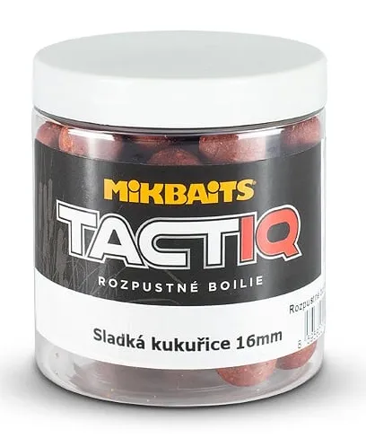 Mikbaits rozpustné boilies tactiq sladká kukuřice 250 ml - 16 mm