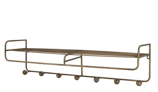 Latté obal na květináč s vroubkovaným vzorem Gaston - Ø 19*17 cm Chic Antique