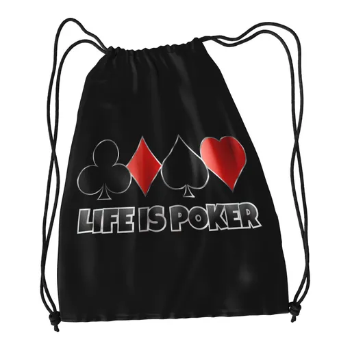 Vak na záda Life is poker