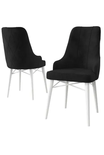 Sada židlí (4 kusy) Neta - Black, White