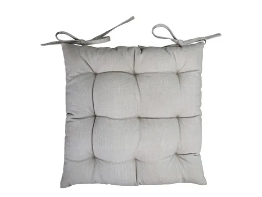 Taupe podsedák s výplní Nimes Seat - 40*40 cm Chic Antique