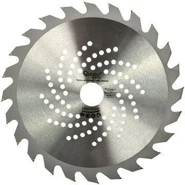 GEKO Kotouč pilový vidiový s otvory, 250x32x24T (G78070)
