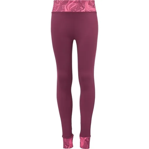 Klimatex AKSEL Dětské funkční termo spodky, vínová, velikost