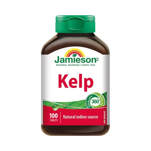 Jamieson Kelp mořské řasy 650 mcg 100 tablet
