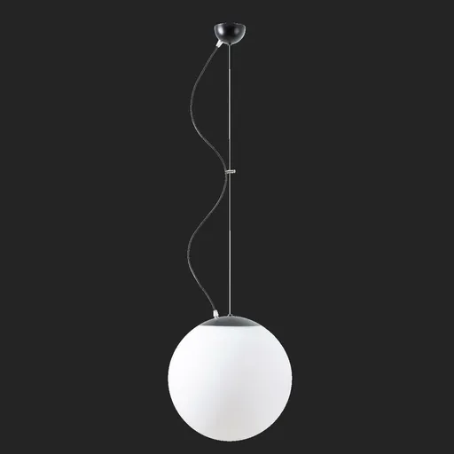 OSMONT ISI70205 ISIS L3 PM-M závěsné plastové svítidlo černá / bílá IP40 3000 K 27W LED nouzové kombinované 1 h