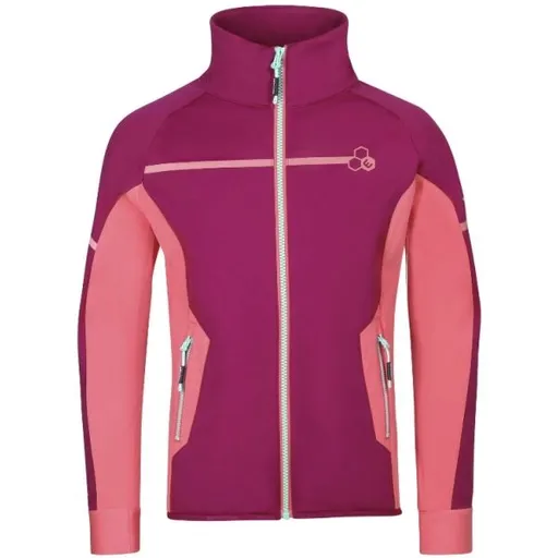 PROGRESS COOLIO JKT Dětská softshellová bunda, fialová, velikost 152-158