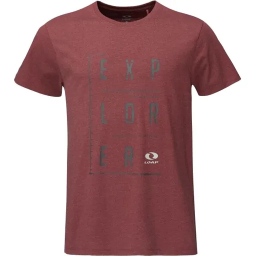 LOAP BOHUS Pánské tričko, červená, velikost