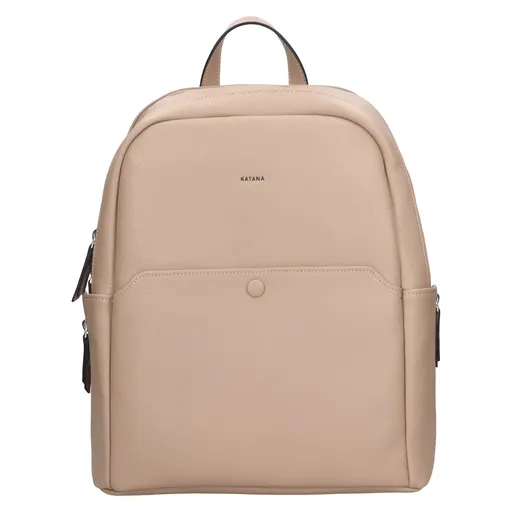 Dámský kožený batoh Katana Kames - béžová