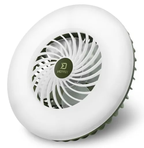 Delphin ventilátor se světlem ventix 4400 mah