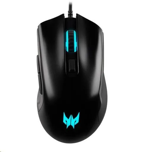 ACER drátová myš Predator Cestus 333, 5 levels DPI, 1ms, 400 IPS, 20 mil. kliků, USB 2.0, Black