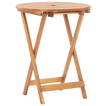 Skládací zahradní stůl 60 x 75 cm masivní akáciové dřevo (46346)