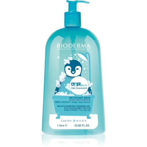 Bioderma ABC Derm Mild Cleansing Foaming Gel sprchový gel pro děti 1000 ml