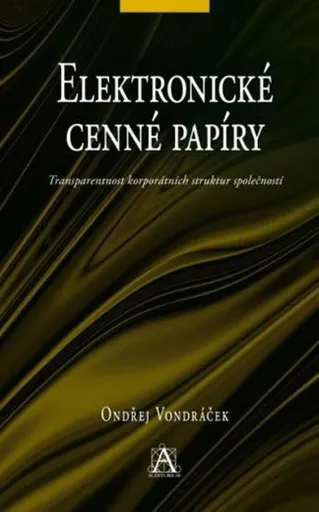 Elektronické  cenné papíry - Vondráček Ondřej