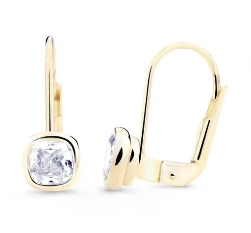Cutie Jewellery Náušnice ze žlutého zlata se zirkony Z8029-55-10-X-1