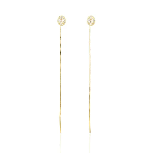 JVD Provlékací pozlacené náušnice SVLE3361XJ6GO00