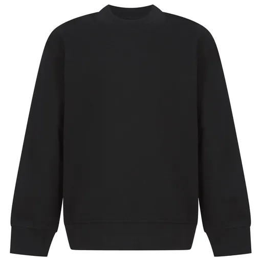 SF (Skinnifit) Dětská udržitelná mikina přes hlavu - Černá | 7-8 let