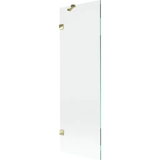MEXEN/S Lunar vanová zástěna FIX 60 x 150, transparent, zlatá 897-060-000-50-00