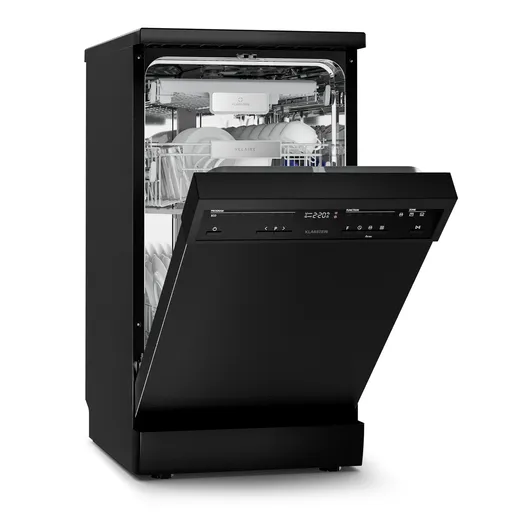 Klarstein Velaire volně stojící myčka nádobí | Minimalistická, kompaktní, výkonná | EEC B | 45 cm