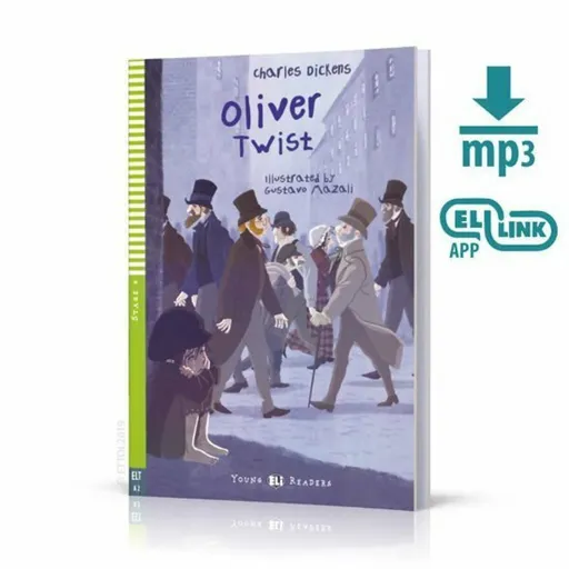Young ELI Readers 4/A2: Oliver Twist + Downloadable Multimedia - Charles Dickens